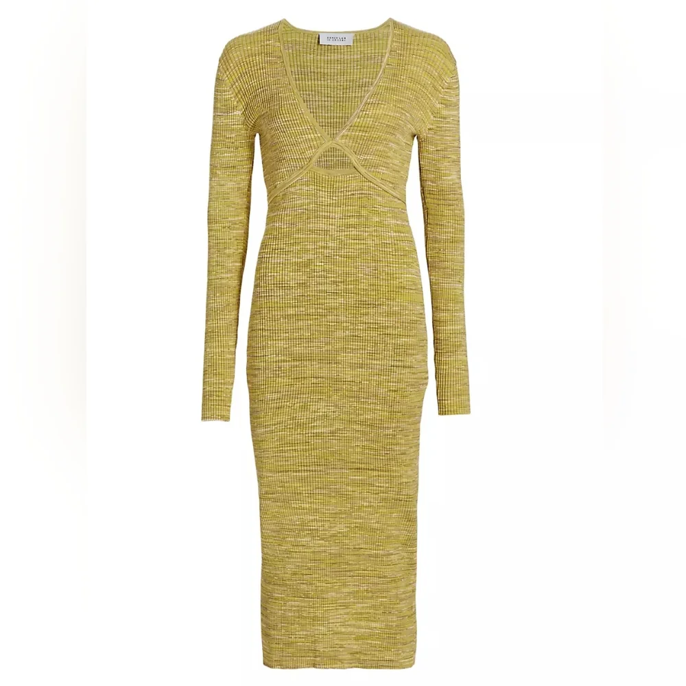 11. NWT DEREK LAM 10 CROSBY GEOVANA CUT OUT SWEATERDRESS - Picture 1 of 11